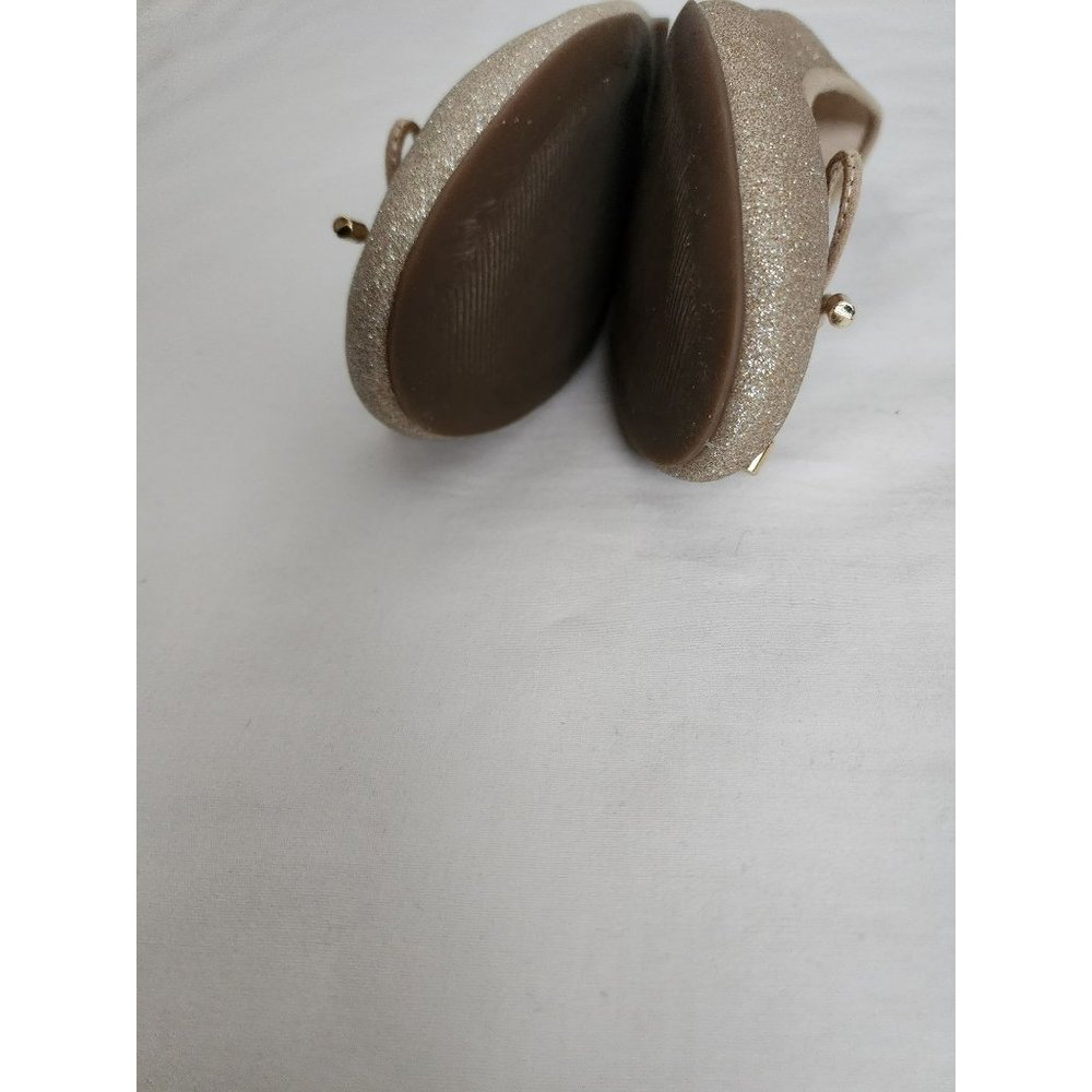 Xappeal Women's Gold TINE Classic Round Toe Bow Ballet Flat Shoes Size 10M - Picture 16 of 16